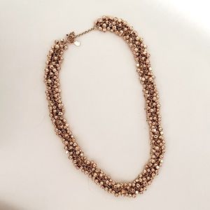 LOFT gold short statement necklace. Like new.